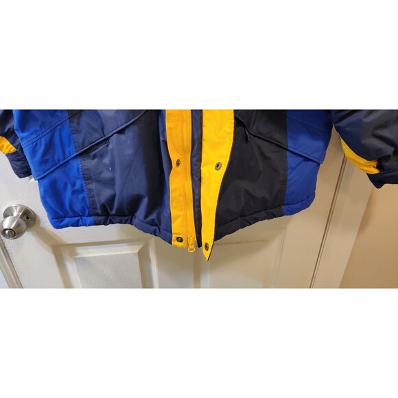 Vintage 90s Columbia Mens Large Pull Out Hooded Puffer Jacket - Picture 8 of 15